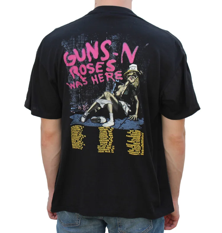 guns+n+roses+was+here+t+shirt+